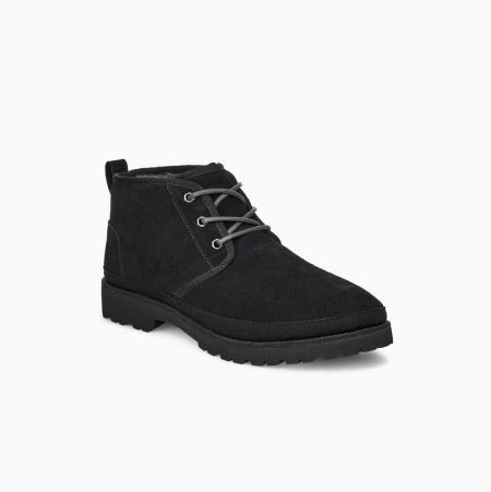 UGG Neuland Black Boots for Men (LMEZ91046)